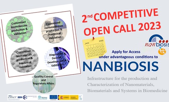 Últimos días para el acceso preferente a la ICTS NANBIOSIS Últimos días para el acceso preferente a la ICTS NANBIOSIS