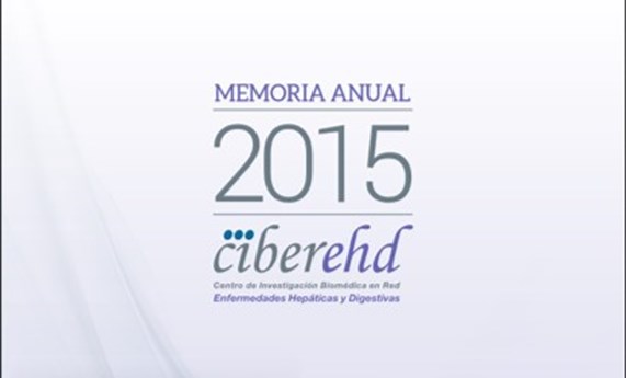 Disponible la Memoria Anual CIBEREHD con los principales resultados de 2015