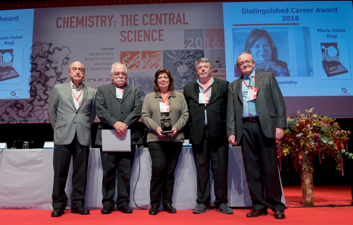 La Fundación Lilly reconoce la trayectoria científica de María Vallet-Regí con el Premio a una Carrera Distinguida en la Especialidad de Química