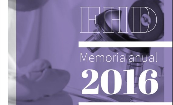 Disponible la Memoria 2016 del CIBEREHD