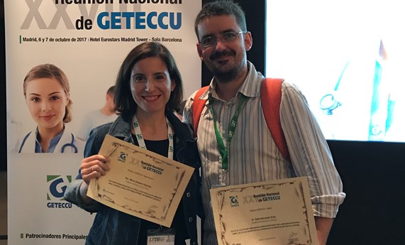 David Bernardo y María Chaparro, galardonados por GETECCU